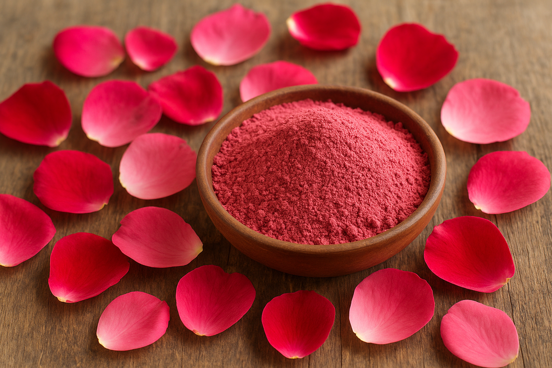 Rose Petal Powder: Nature’s Secret for Glowing Skin & Healthy Hair